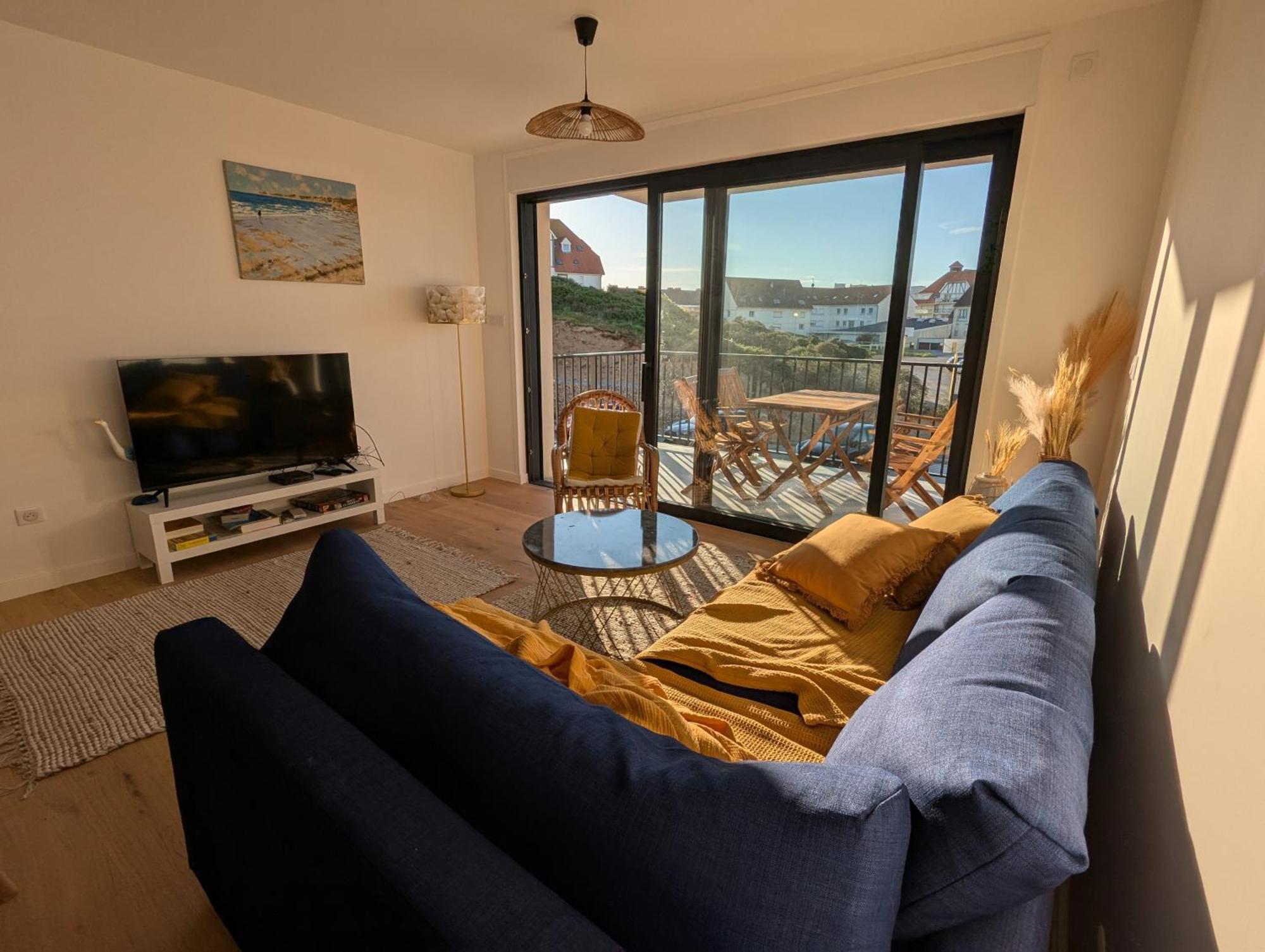 Evasion Plage - Appartement Lumineux Plein Centre Et 150M Plage Neufchâtel-Hardelot Exterior foto